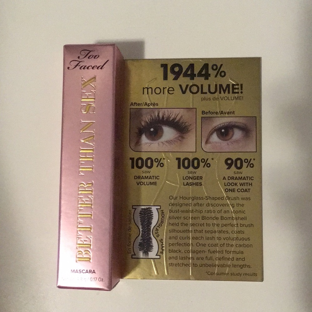 Too Faced Travel Size Better Than Sex Mascara